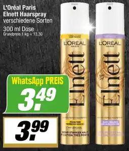 L. STROETMANN GROSSMARKT L'Oréal Paris Elnett Haarspray Angebot