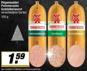 L. STROETMANN GROSSMARKT Rügenwalder Pommersche Gutsleberwurst Angebot