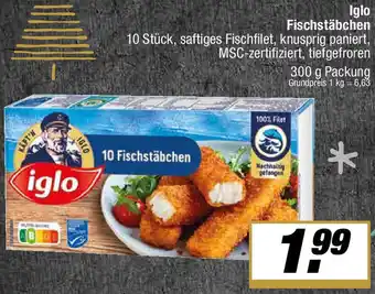 L. STROETMANN GROSSMARKT Iglo Fischstäbchen Angebot