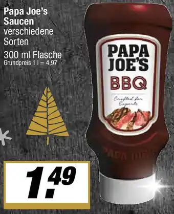 L. STROETMANN GROSSMARKT Papa Joe's Saucen Angebot