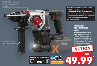 Kaufland PARKSIDE PERFORMANCE Akku Kombihammer 20 V Angebot