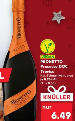 Kaufland MIONETTO Prosecco DOC Treviso Angebot