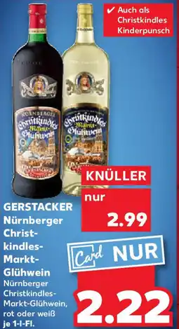 Kaufland GERSTACKER Nürnberger Christkindles Markt Glühwein Angebot