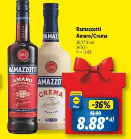 Lidl Ramazzotti amaro/crema Angebot