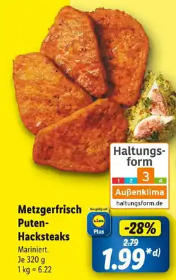 Lidl Metzgerfrisch puten-hacksteaks Angebot