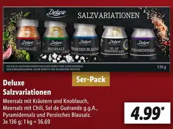 Lidl Deluxe salzvariationen Angebot