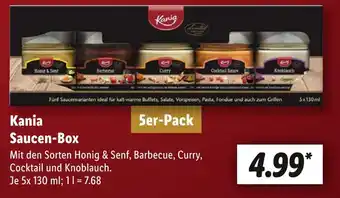 Lidl Kania saucen-box Angebot