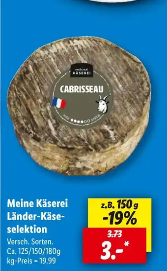 Lidl Meine käserei länder-käse-selektion Angebot