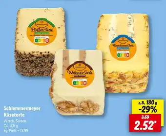 Lidl Schlemmermeyer käsetorte Angebot