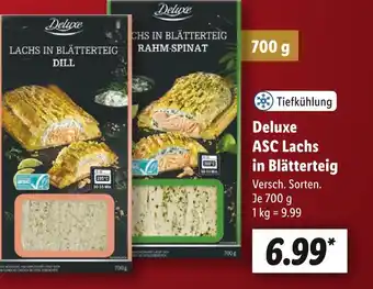 Lidl Deluxe asc lachs in blätterteig (dill) Angebot