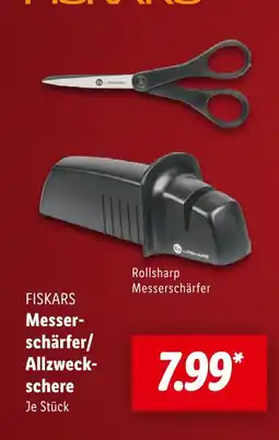 Lidl Fiskars messerschärfer/allzweckschere Angebot