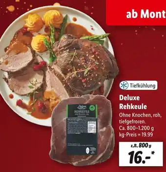Lidl Deluxe rehkeule Angebot