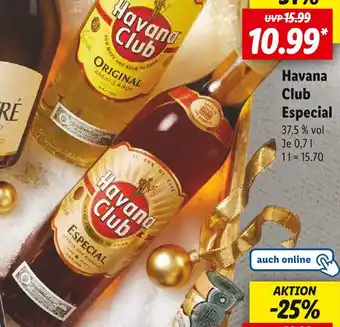 Lidl Havana club especial Angebot