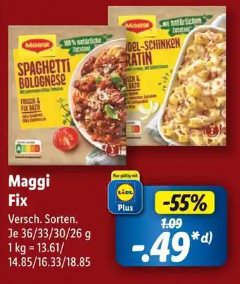 Lidl Maggi fix Angebot