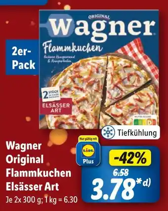 Lidl Wagner original flammkuchen elsässer art Angebot