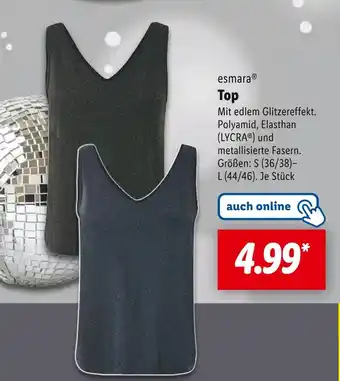 Lidl Esmara top Angebot
