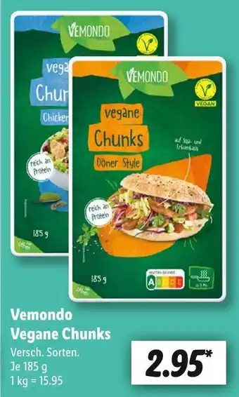 Lidl Vemondo vegane chunks Angebot