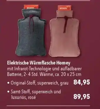 CITTI Markt Elektrische Wärmflasche Homey Angebot