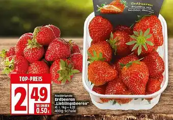 Elli Markt Erdbeeren „Lieblingsbeeren” 400g Angebot