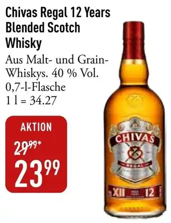 Galeria Markthalle Chivas Regal 12 Years Blended Scotch Whisky Angebot