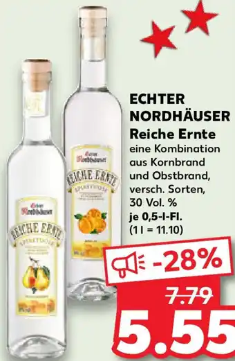 Kaufland ECHTER NORDHÄUSER Reiche Ernte Angebot