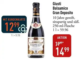 Galeria Markthalle Giusti Balsamico Gran Deposito Angebot