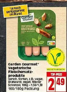 Elli Markt Garden Gourmet Vegetarische Fleischersatzprodukte 160/180g Angebot