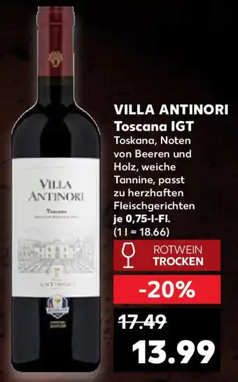 Kaufland VILLA ANTINORI Toscana IGT Angebot