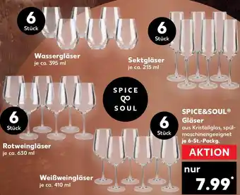 Kaufland SPICE&SOUL Gläser Angebot