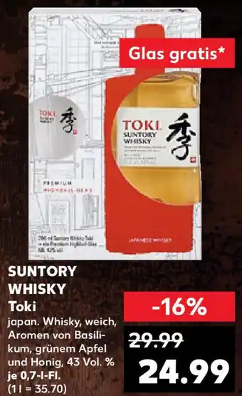 Kaufland SUNTORY WHISKY Toki Angebot