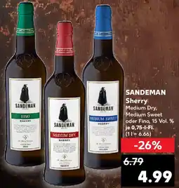 Kaufland SANDEMAN Sherry Angebot