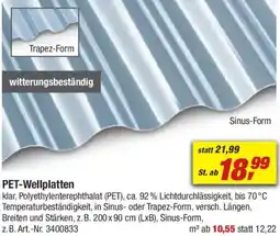 toom Baumarkt PET-Wellplatten Angebot