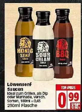 Elli Markt Löwensenf Saucen 230ml Angebot