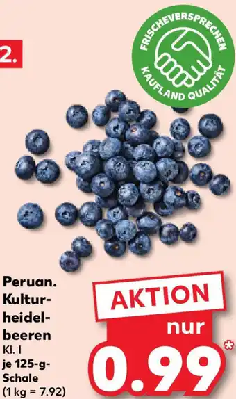 Kaufland Peruan. Kulturheidelbeeren Angebot