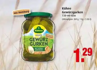 Markant Kühne Gewürzgurken Angebot