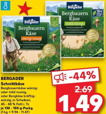 Kaufland BERGADER Schnittkäse Angebot