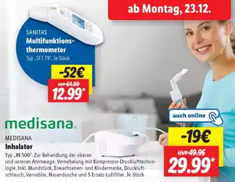 Lidl MEDISANA Inhalator Angebot