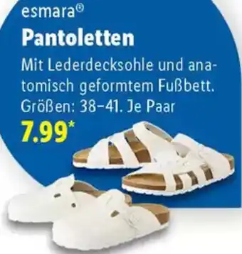 Lidl esmara Pantoletten Angebot