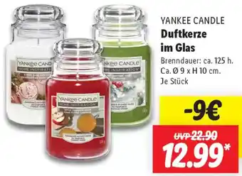 Lidl YANKEE CANDLE Duftkerze im Glas Angebot