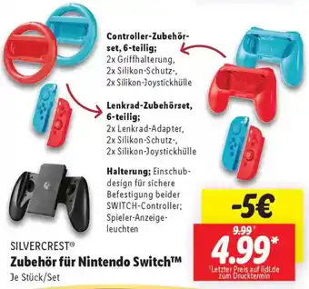 Lidl SILVERCREST Zubehör für Nintendo Switch Angebot