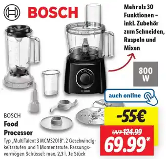 Lidl BOSCH Food Processor Angebot