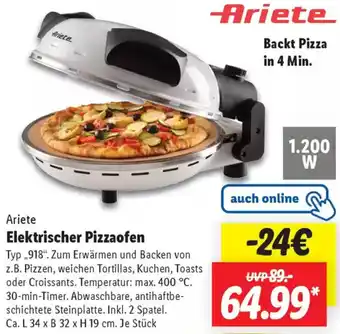 Lidl Ariete Elektrischer Pizzaofen Angebot