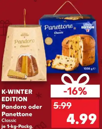 Kaufland K-WINTER EDITION Pandoro oder Panettone Angebot