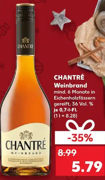 Kaufland CHANTRÉ Weinbrand Angebot