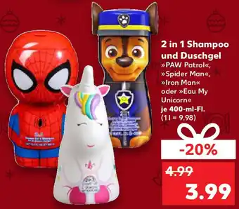 Kaufland 2 in 1 Shampoo und Duschgel Angebot