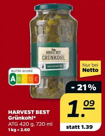 NETTO Harvest best grünkohl Angebot