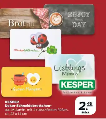 NETTO Kesper dekor schneidebrettchen Angebot