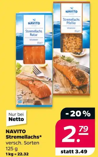 NETTO Navito stremellachs Angebot