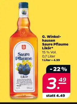 NETTO G. winkelhausen saure pflaume likör Angebot