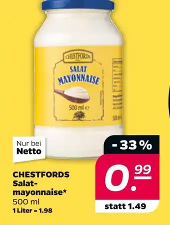 NETTO Chestfords salatmayonnaise Angebot